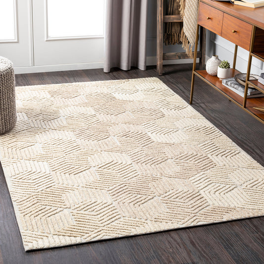 Oakland Rug - 26253 by Surya in cream, beige, light beige. Made from 100% wool in a unique style.