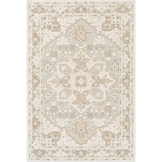 Oakland Rug - 26212 by Surya in light slate, cream, beige, taupe. Made from 100% wool in a unique style.