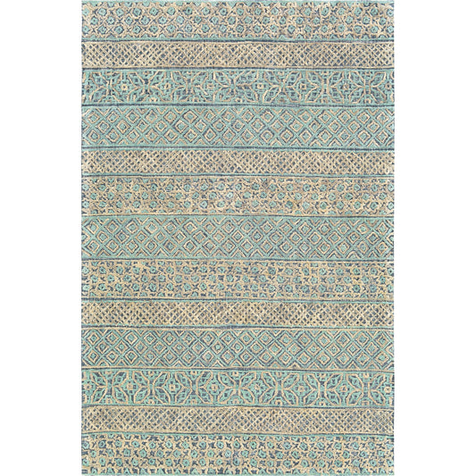 Oakland Rug - 26243 by Surya in beige, taupe, charcoal, sage. Made from 100% wool in a unique style.