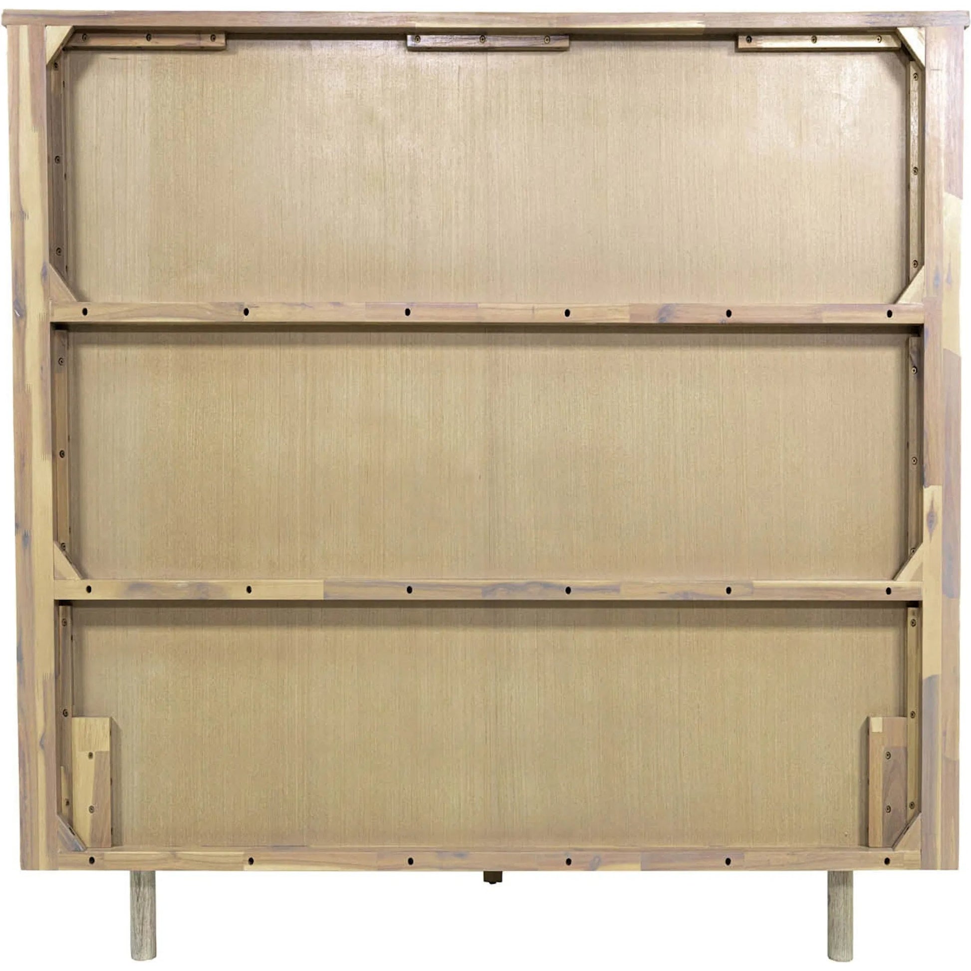 Oasis Bed by LH Imports in beige and natural white washed. Made from solid acacia wood in a transitional style.