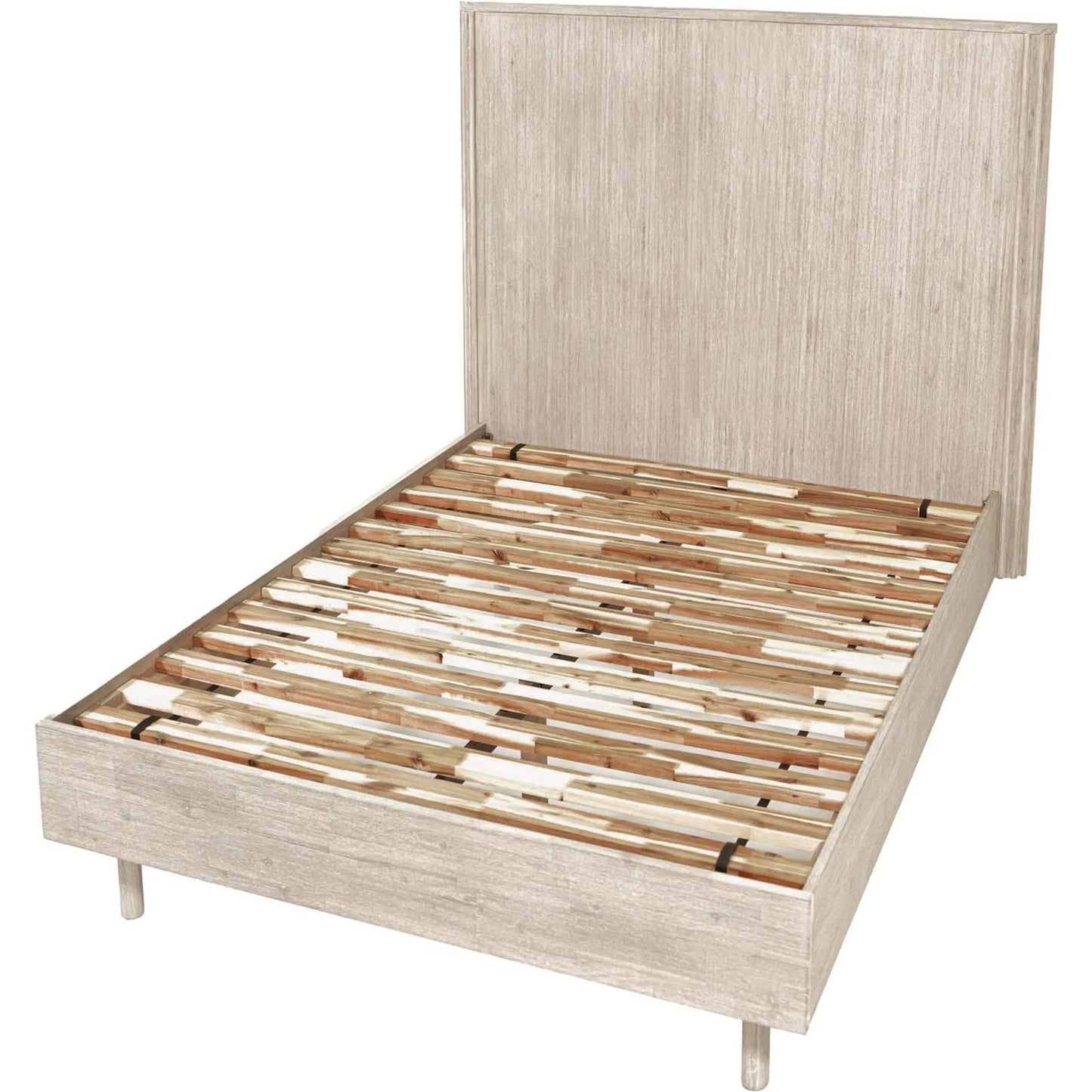 012 SI-2325143 | Additional Silo | Oasis Bed by LH Imports in beige and natural white washed. Made from solid acacia wood in a transitional style.