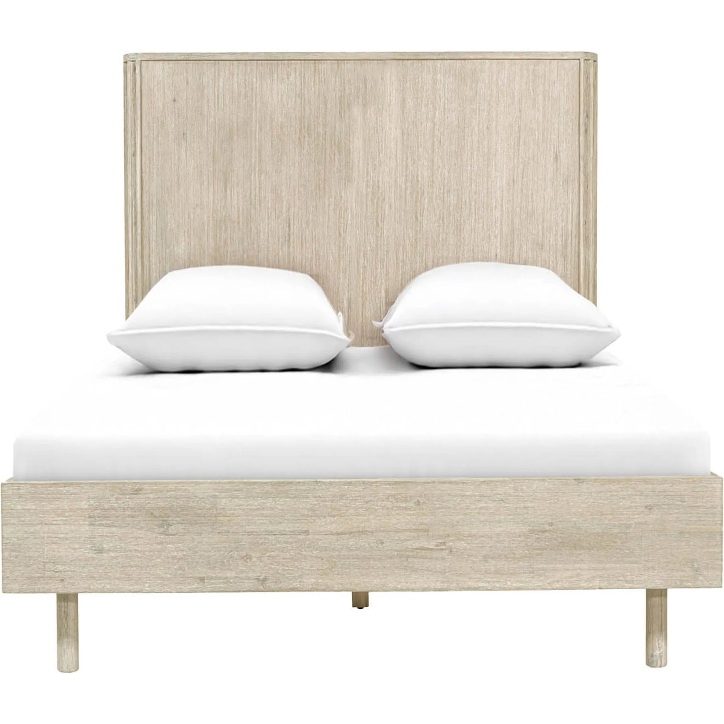 013 SI-2325143 | Additional Silo | Oasis Bed by LH Imports in beige and natural white washed. Made from solid acacia wood in a transitional style.