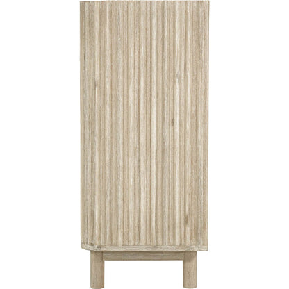 Oasis 4-Drawer Chest by LH Imports in beige and natural white washed. Made from solid acacia wood, mdf acacia veneer in a transitional style.