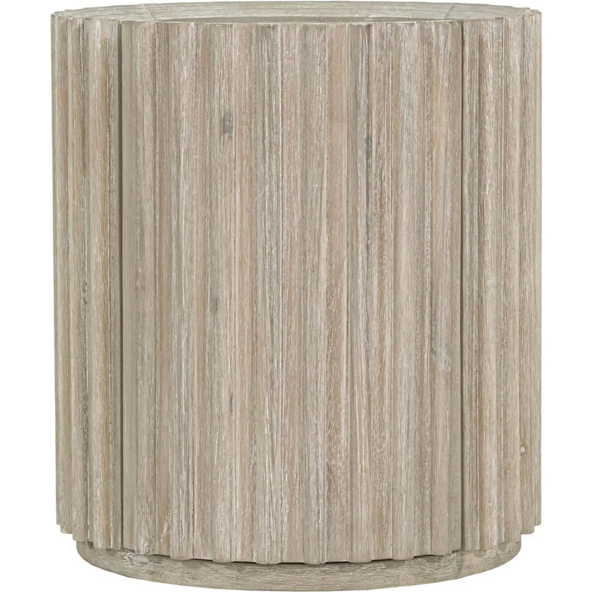 Oasis Side Table by LH Imports in beige and natural white washed. Made from solid acacia wood, mdf acacia veneer in a transitional style.