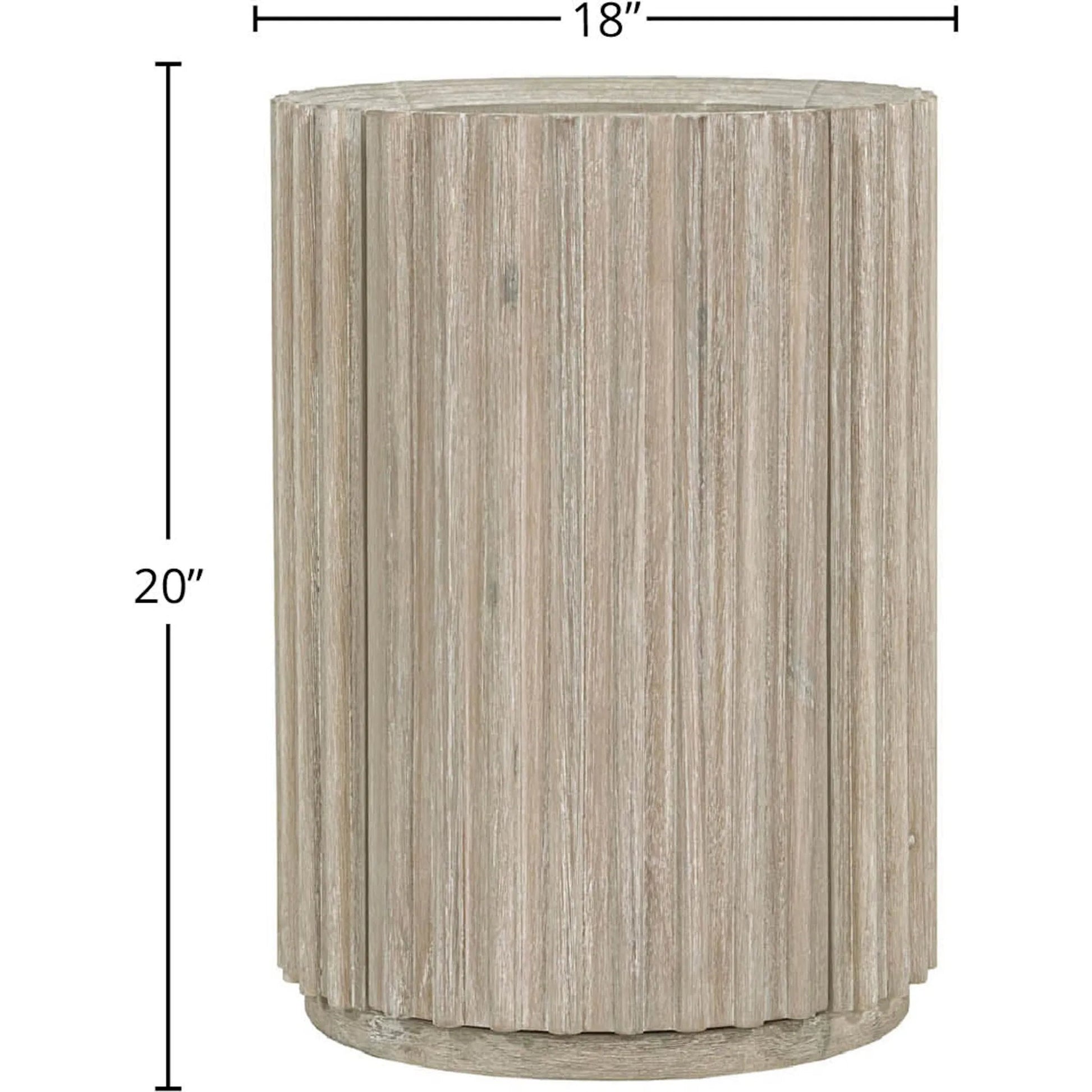 Oasis Side Table by LH Imports in beige and natural white washed. Made from solid acacia wood, mdf acacia veneer in a transitional style.