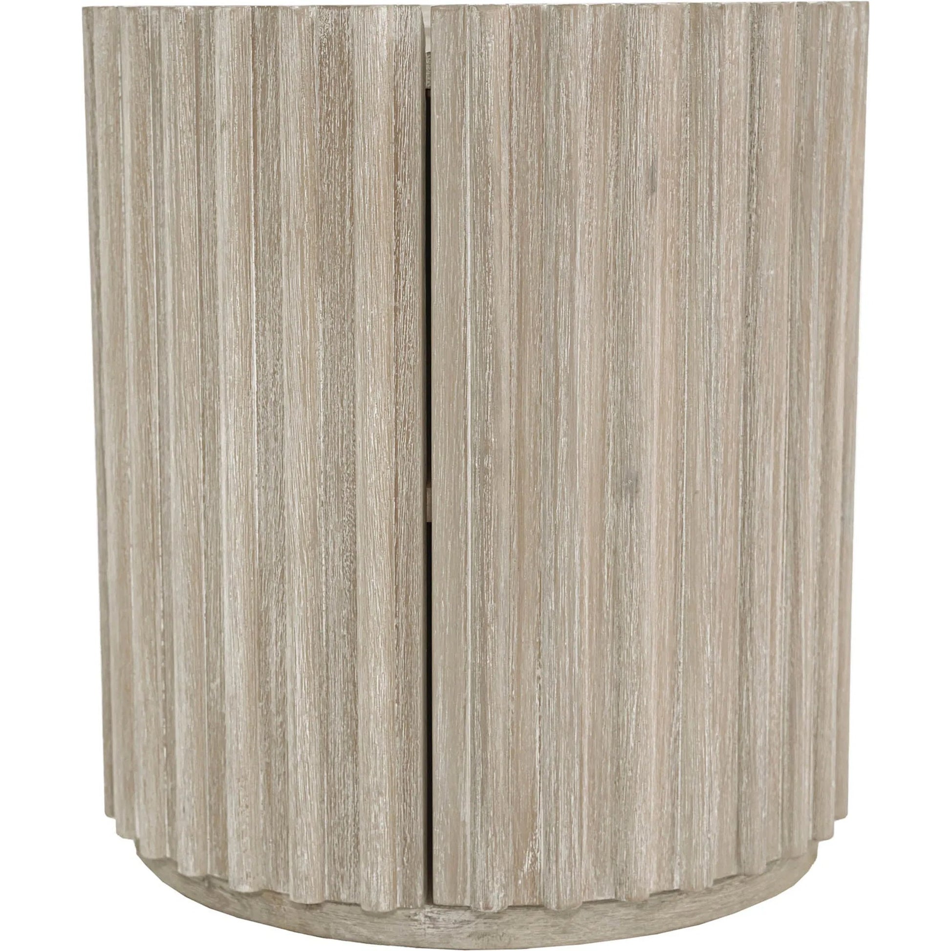 Oasis Side Table by LH Imports in beige and natural white washed. Made from solid acacia wood, mdf acacia veneer in a transitional style.