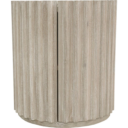 Oasis Side Table by LH Imports in beige and natural white washed. Made from solid acacia wood, mdf acacia veneer in a transitional style.