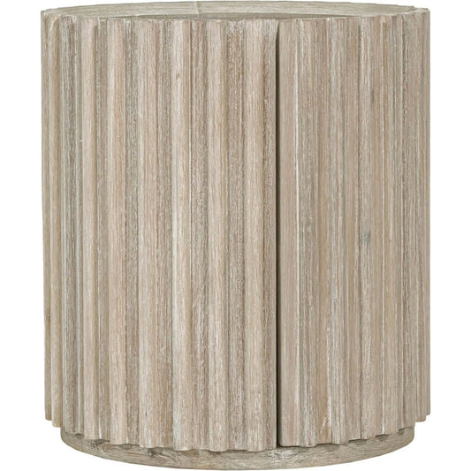 Oasis Side Table by LH Imports in beige and natural white washed. Made from solid acacia wood, mdf acacia veneer in a unique style.