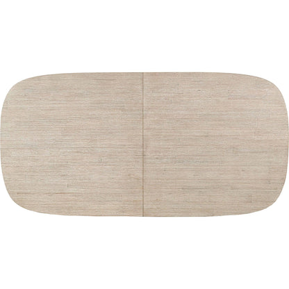 Oasis Extension Dining Table (70"/102") by LH Imports in beige and natural white washed. Made from solid acacia wood in a transitional style.