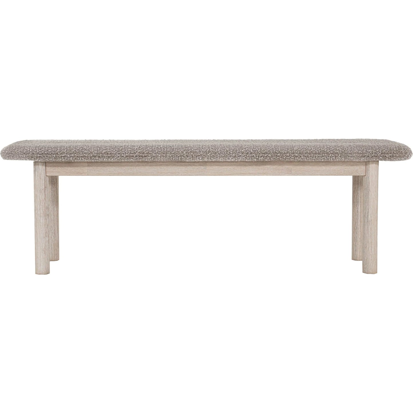 002 SI-2325149 | Additional Silo | Oasis Bench by LH Imports in oatmeal and natural white washed. Made from solid acacia wood, polyester, acrylic, pu foam, polyester fiber in a transitional style.