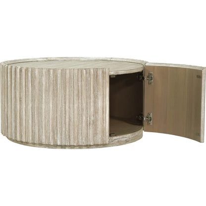 Oasis Coffee Table by LH Imports in beige and natural white washed. Made from solid acacia wood, mdf acacia veneer in a transitional style.