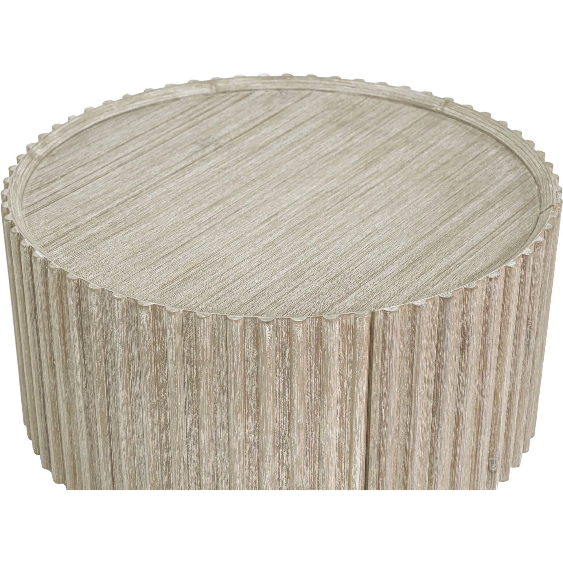 Oasis Coffee Table by LH Imports in beige and natural white washed. Made from solid acacia wood, mdf acacia veneer in a transitional style.