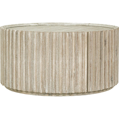 Oasis Coffee Table by LH Imports in beige and natural white washed. Made from solid acacia wood, mdf acacia veneer in a transitional style.