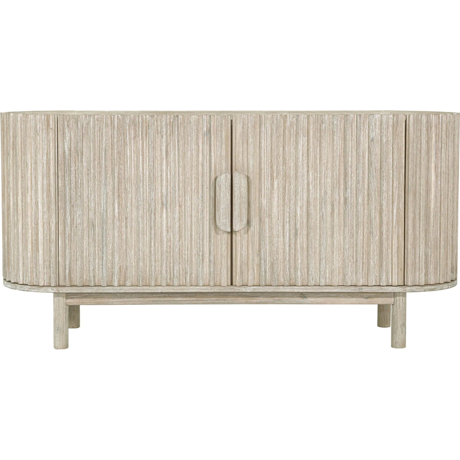 Oasis Sideboard by LH Imports in beige and natural white washed. Made from solid acacia wood, mdf acacia veneer in a transitional style.