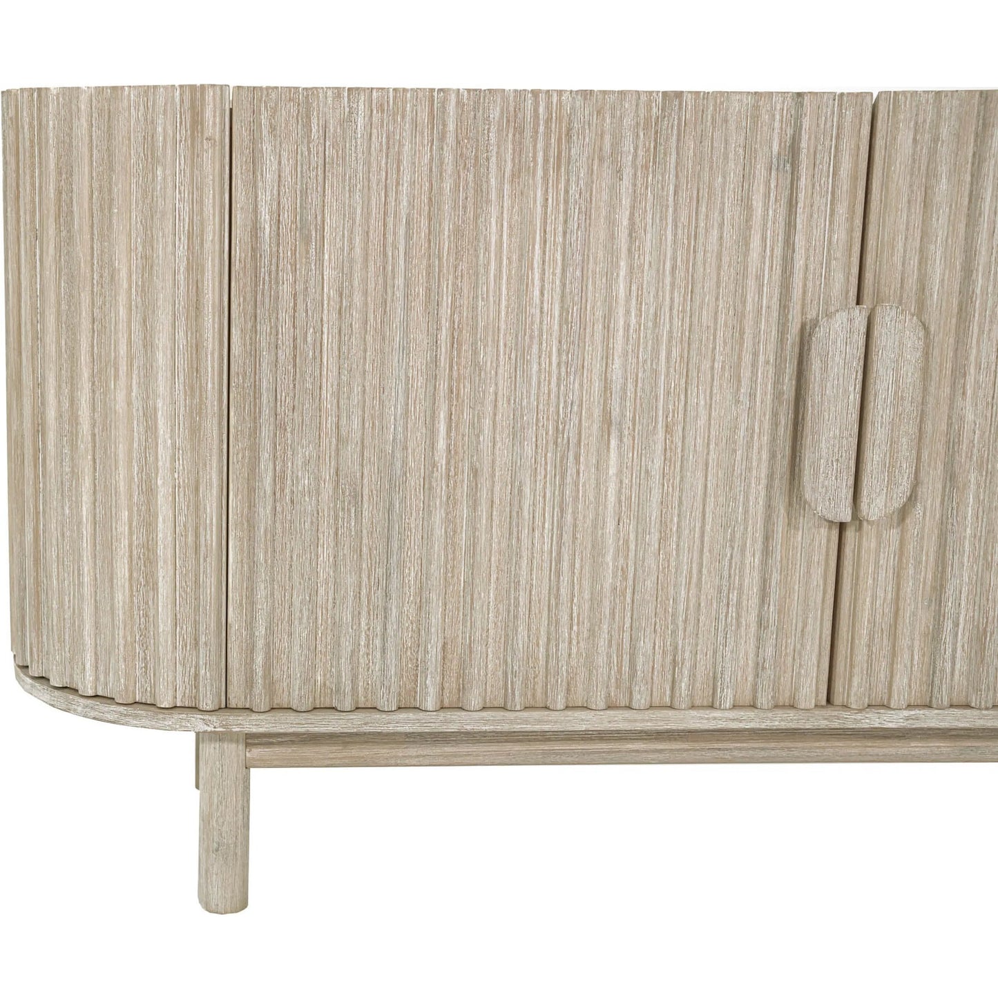 004 SI-2325154 | Closeup | Oasis Sideboard by LH Imports in beige and natural white washed. Made from solid acacia wood, mdf acacia veneer in a transitional style.