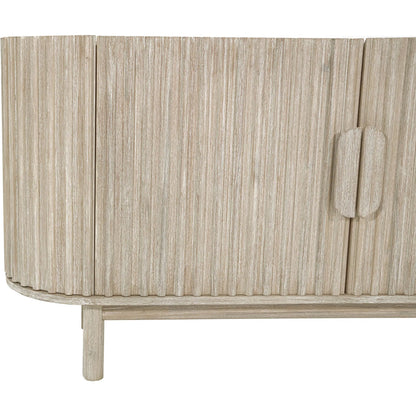 Oasis Sideboard by LH Imports in beige and natural white washed. Made from solid acacia wood, mdf acacia veneer in a transitional style.