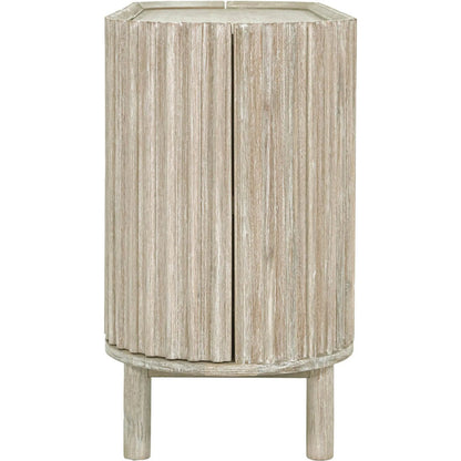 Oasis Sideboard by LH Imports in beige and natural white washed. Made from solid acacia wood, mdf acacia veneer in a transitional style.