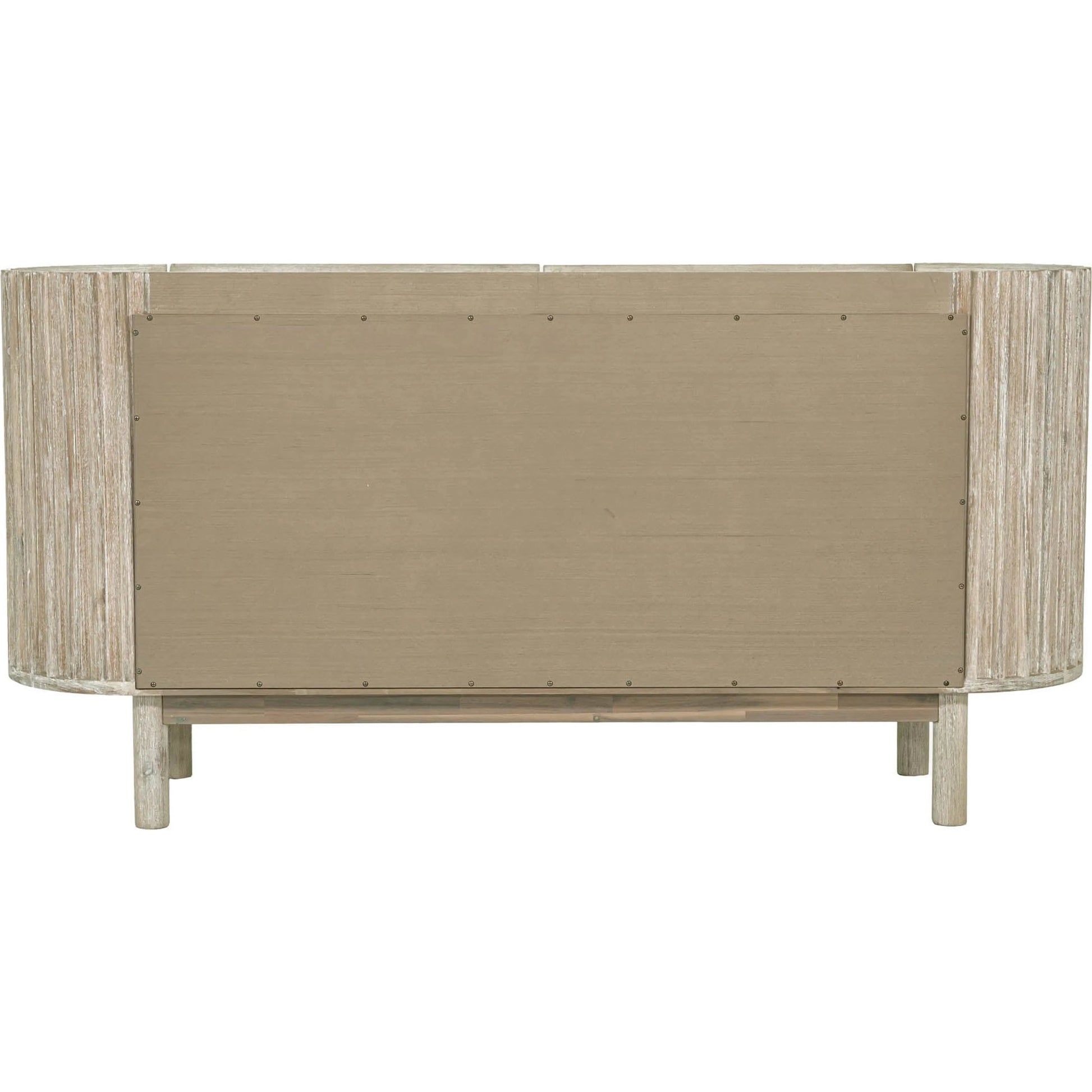 Oasis Sideboard by LH Imports in beige and natural white washed. Made from solid acacia wood, mdf acacia veneer in a transitional style.