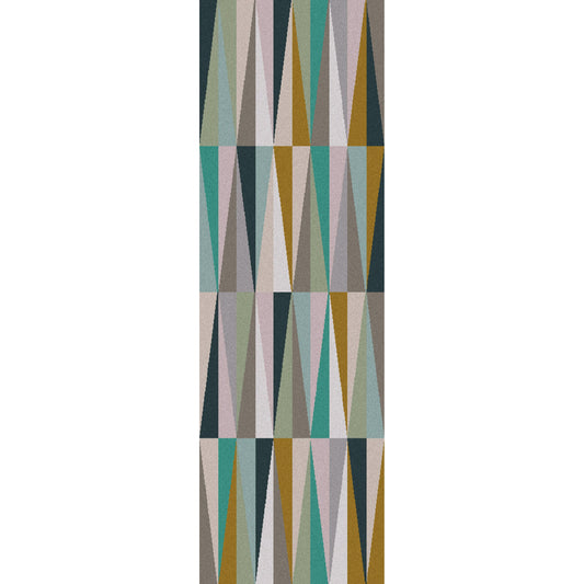 Oasis Rug - 964 by Livabliss in ice blue, blue, navy, beige, light slate. Made from 100% wool in a unique style.