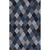 Blue, Ink Blue, Denim, Gray, Light Beige / 8' Round