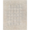 Tan, Gray, Light Gray, Ivory, Light Brown / 1'11" x 2'11"