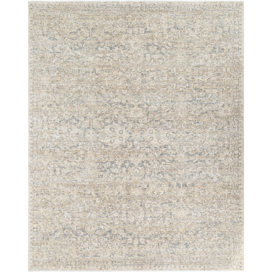 Once Upon a Time Rug - 496860 by Surya in gray, light brown, ivory, light gray, tan. Made from face: 100% wool, warp: 100% cotton in a unique style.