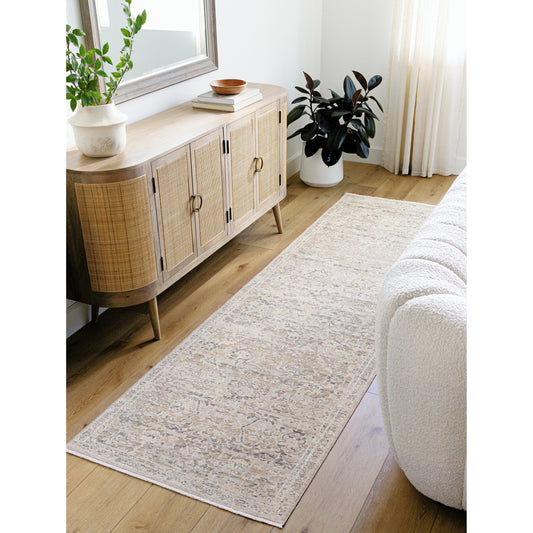 Once Upon a Time Rug - 496869 by Surya in light gray, gray, ivory, tan, light brown. Made from face: 100% wool, warp: 100% cotton in a unique style.