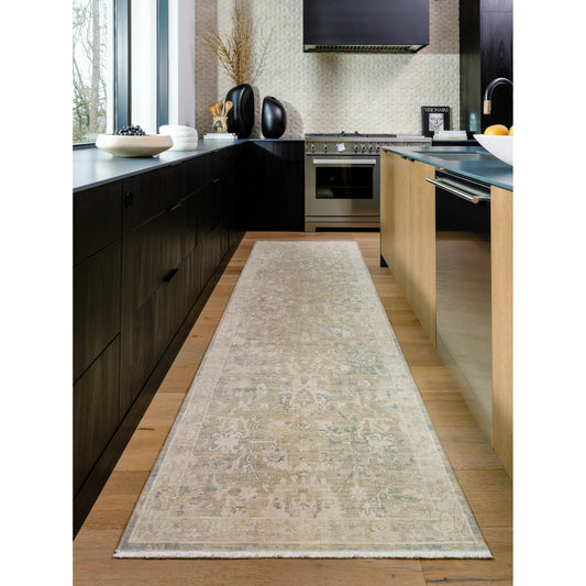 Once Upon a Time Rug - 496886 by Surya in light brown, light gray, ivory, gray, tan. Made from face: 100% wool, warp: 100% cotton in a unique style.