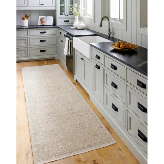 Once Upon a Time Rug - 496895 by Surya in ivory, light gray, tan, light brown, gray. Made from face: 100% wool, warp: 100% cotton in a unique style.