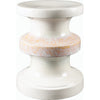 Top: Coral, Cream, Base: Coral