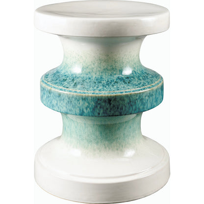 Osambela Indoor/Outdoor End Table. by Surya in glazedglazed. Made from ceramic in a modern style.