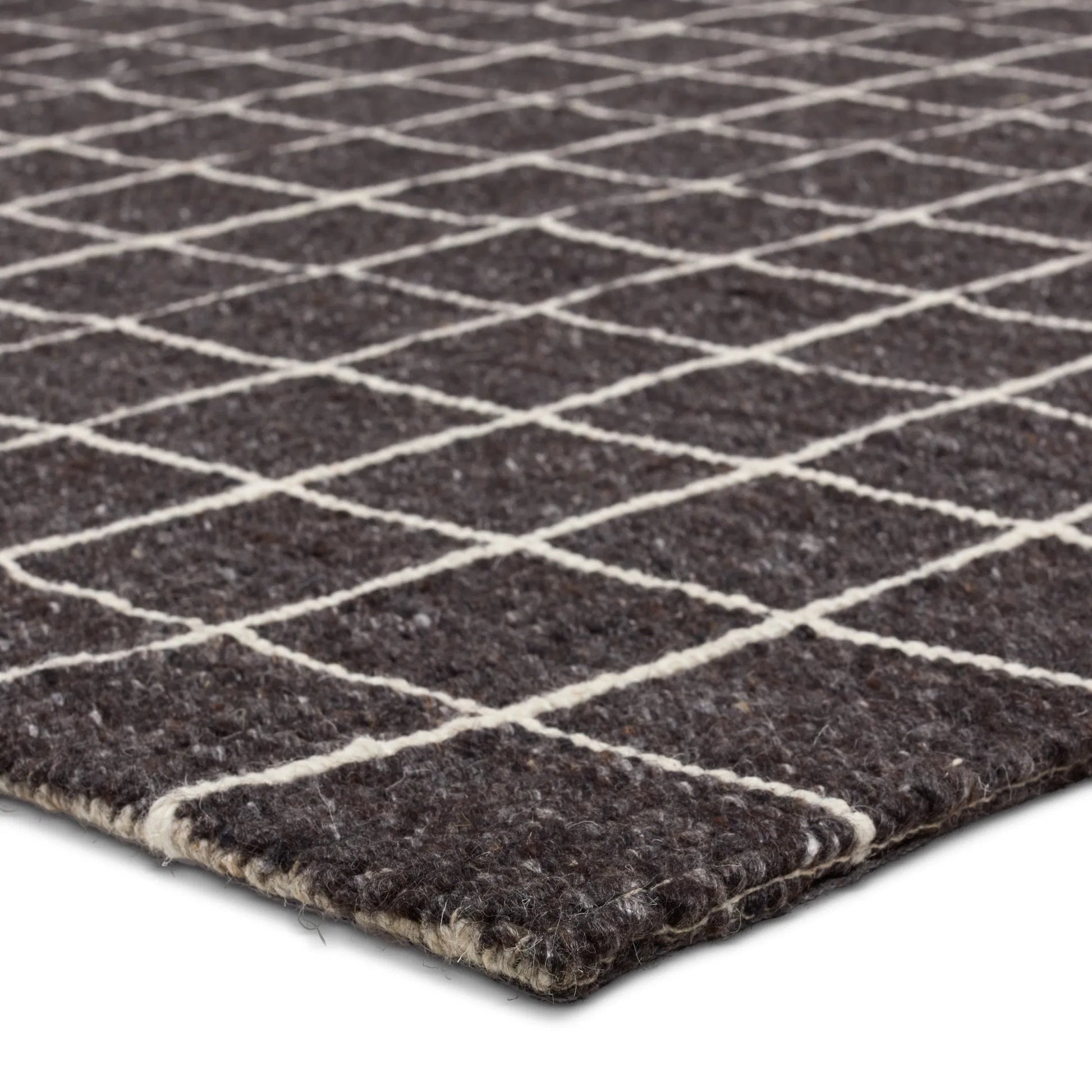 Oxford by Barclay Butera OBB04 Rug by Jaipur Living in brown. Made from 50% wool, 50% polyester in a unique style.