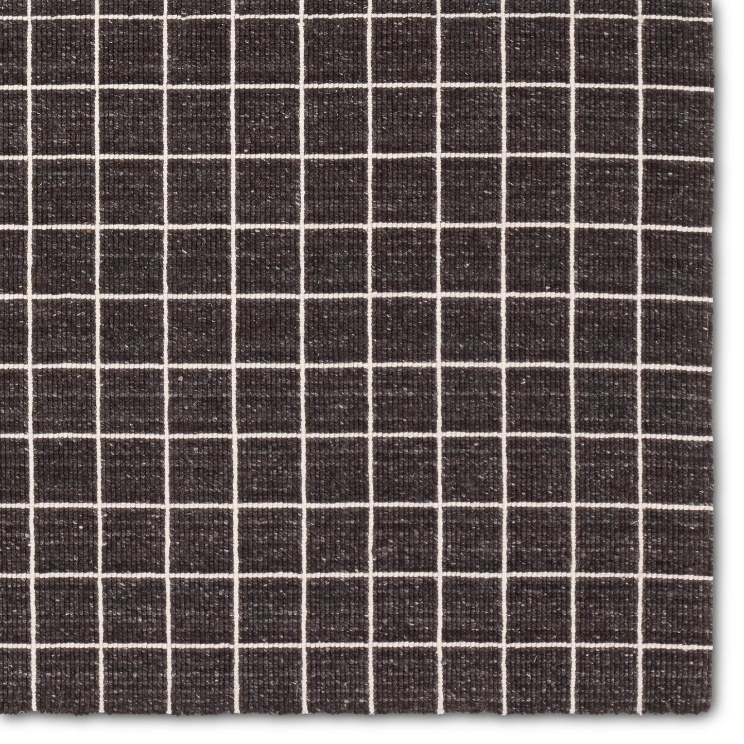 002 SI-2354778,SI-2354779,SI-2354780,SI-2354781,SI-2386354 | Closeup | Oxford by Barclay Butera OBB04 Rug by Jaipur Living in brown. Made from 50% wool, 50% polyester in a unique style.