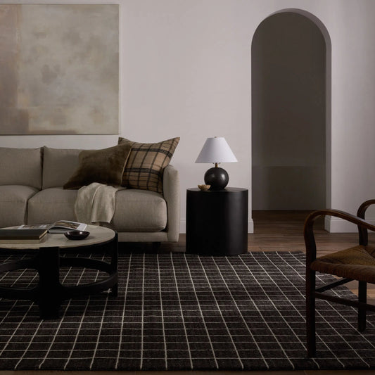 Oxford by Barclay Butera OBB04 Rug by Jaipur Living in brown. Made from 50% wool, 50% polyester in a unique style.