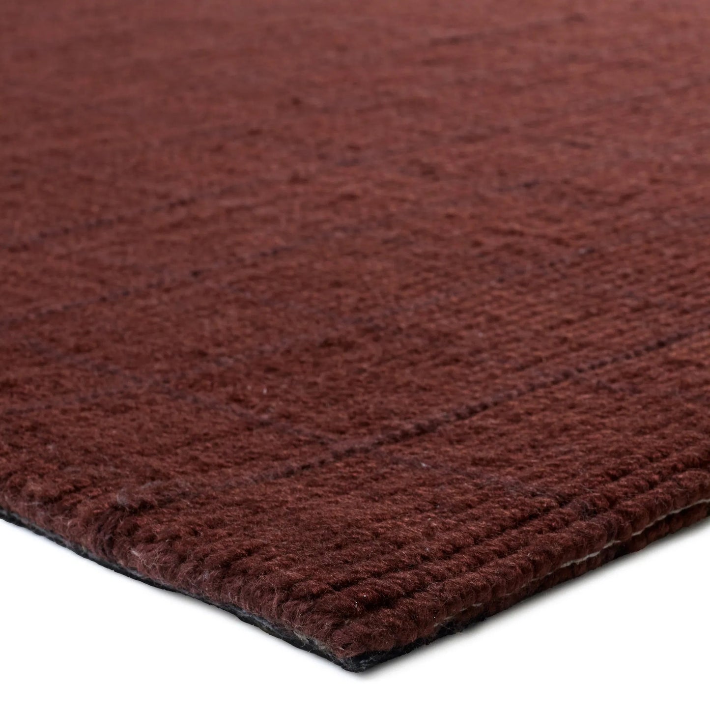 003 SI-2444771,SI-2444772,SI-2444773,SI-2444774,SI-2444775,SI-2444776 | Closeup | Oxford By Barclay Butera OBB05 Rug by Jaipur Living in red. Made from 50% wool 50% pet yarn in a unique style.