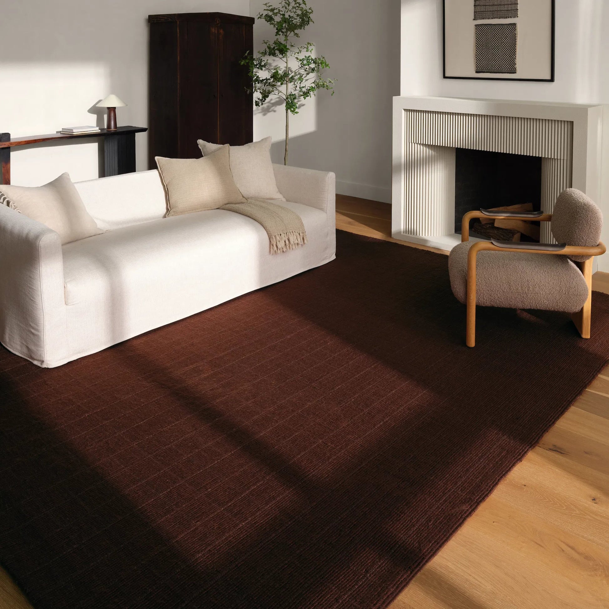 Oxford By Barclay Butera OBB05 Rug by Jaipur Living in red. Made from 50% wool 50% pet yarn in a unique style.