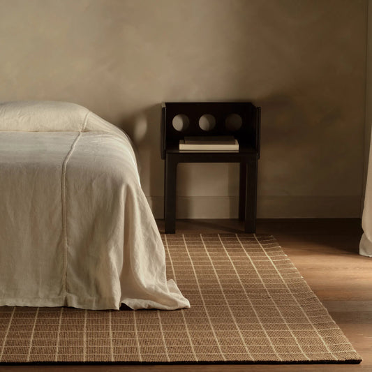 Oxford By Barclay Butera OBB06 Rug by Jaipur Living in brown. Made from 50% wool 50% pet yarn in a unique style.