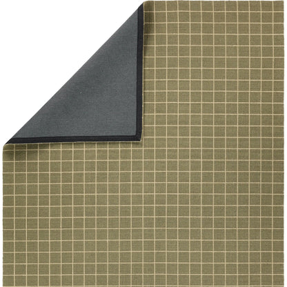 Oxford By Barclay Butera OBB07 Rug by Jaipur Living in green. Made from 50% wool 50% pet yarn in a unique style.