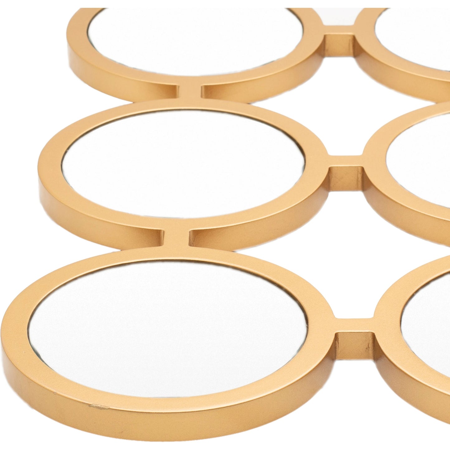 001 SI-1887978 | Closeup | Orbit - 29208 by Surya in gold and antiqued. Made from manufactured wood in a modern style.