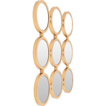 Orbit - 29208 by Surya in gold and antiqued. Made from manufactured wood in a modern style.