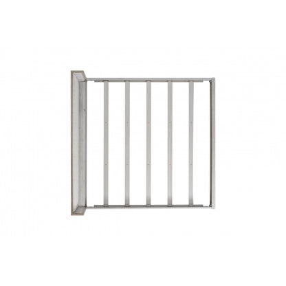 Zest Wing Back Bed by Zest in cream. Made from rubberwood, fabric in a modern style.