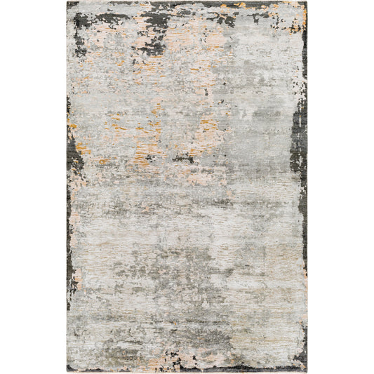 Ocean Rug - 26050 by Surya in taupe, light gray. Made from 60% new zealand wool, 40% viscose in a unique style.