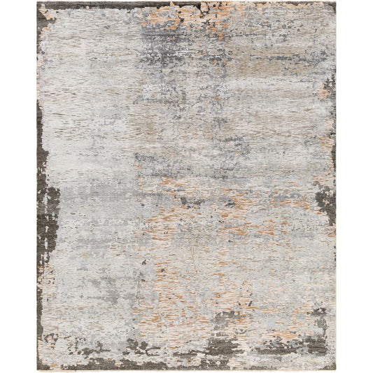 001 SI-1887725,SI-1887726,SI-1887727,SI-1887728,SI-1887730,SI-1887731 | Primary Silo | Ocean Rug - 26050 by Surya in taupe, light gray, brown, oatmeal, black. Made from 60% new zealand wool, 40% viscose in a unique style.