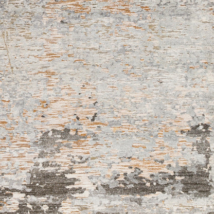 Ocean Rug - 26050 by Surya in taupe, light gray, brown, oatmeal, black. Made from 60% new zealand wool, 40% viscose in a unique style.