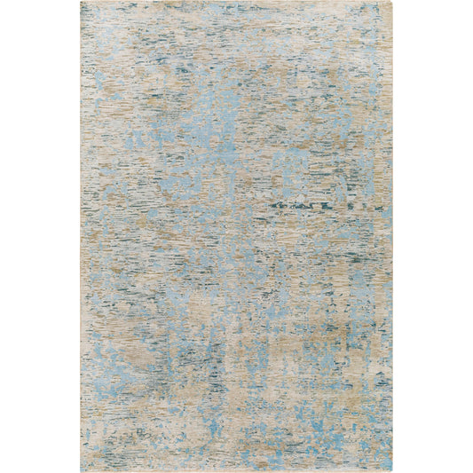 Ocean Rug - 26049 by Surya in blue, ice blue. Made from unique in a unique style.