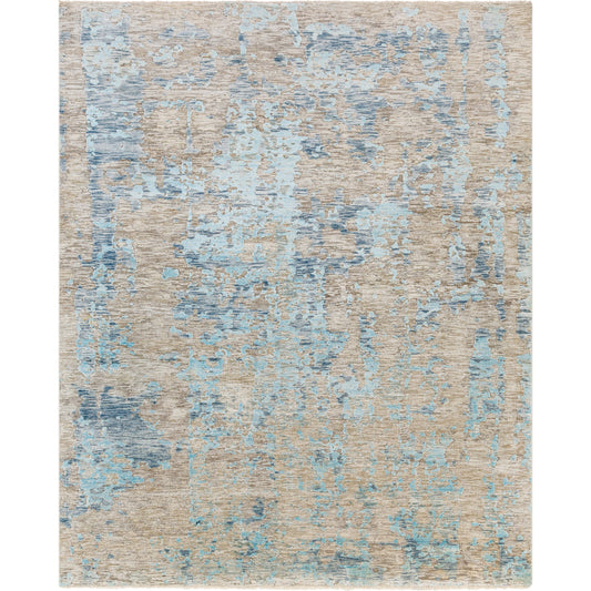 Ocean Rug - 26049 by Surya in blue, ice blue. Made from unique in a unique style.