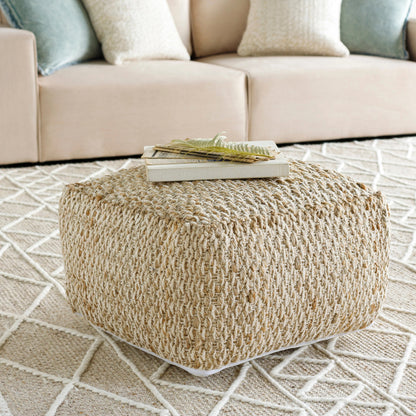 Oak Cove - 14991 by Livabliss in ivory, khaki. Made from 75% jute, 25% cotton in a rustic style.