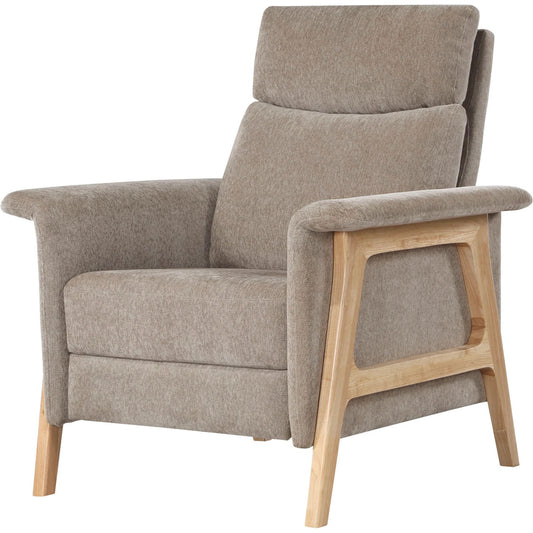 Scot Accent Chair by Livabliss in base: tan and painted. Made from upholstery: polyester, base: rubber wood, fill: 98% polyurethane foam, 2% polyester, polyfill in a modern style.