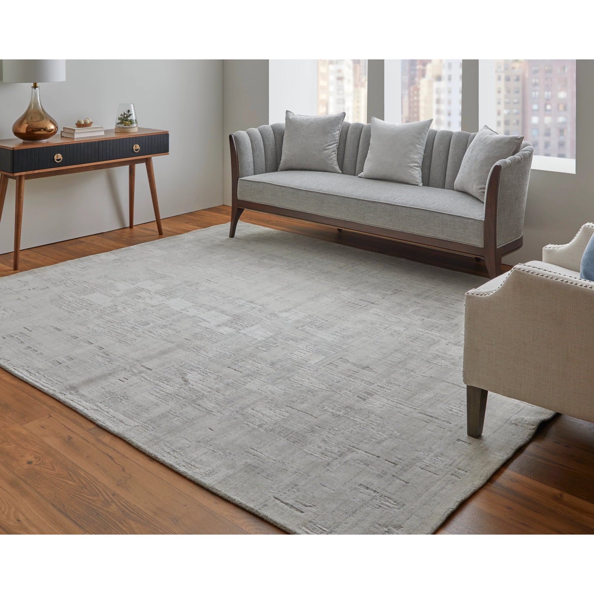 Eastfield Rug - 69ACF by Feizy in ivory. Made from wool, viscose in a unique style.