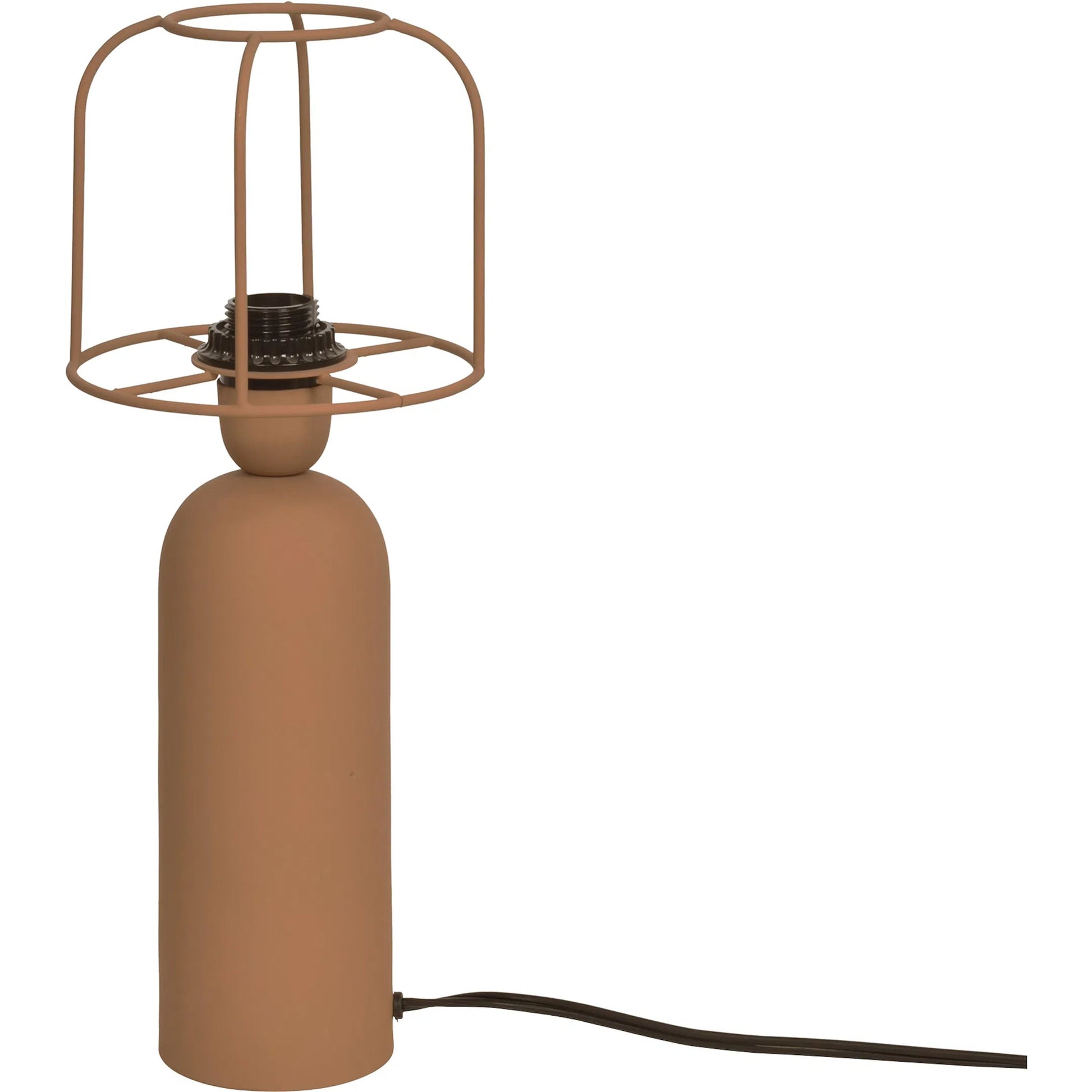 Echo Gloss Table Lamp by Moe's Home Collection in terracotta. Made from iron lamp in a modern style.